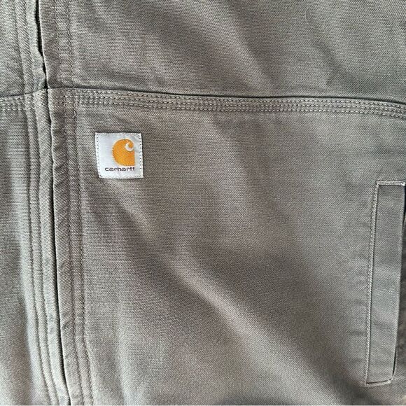 Carhartt Full Swing Washed Duck Sherpa Lined Jacket Gray XXL NWT - Picture 6 of 12